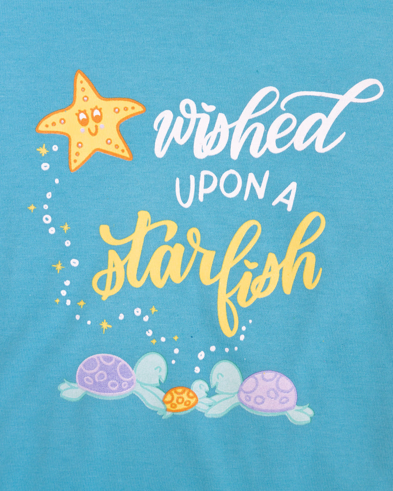 Wished Upon a Starfish - Scuba Blue - PeaTree