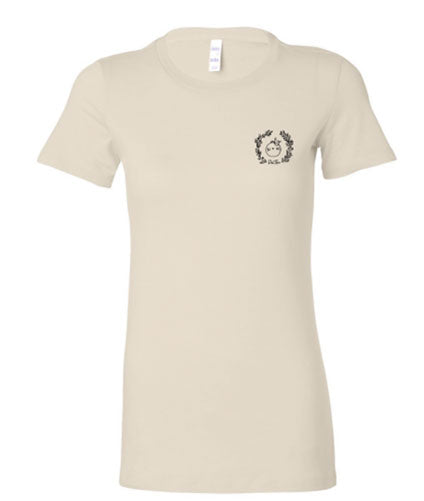 Logo Women's T-Shirt - Natural - PeaTree