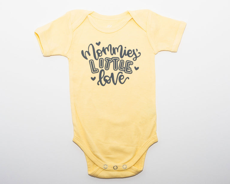 Specially Printed Mommies Little Love - Butter Yellow - PeaTree