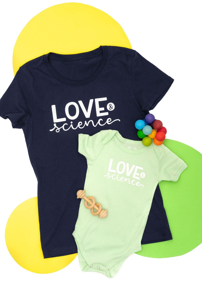 Love & Science Women's T-Shirt  - Water - PeaTree